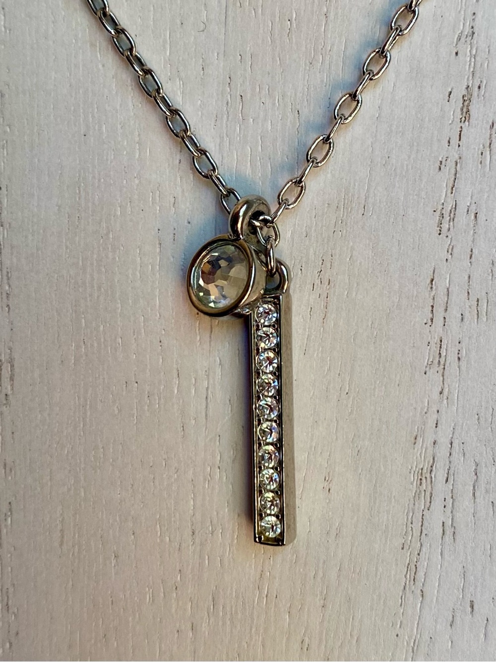 Lia Sophia Silver Necklace with Pendants
